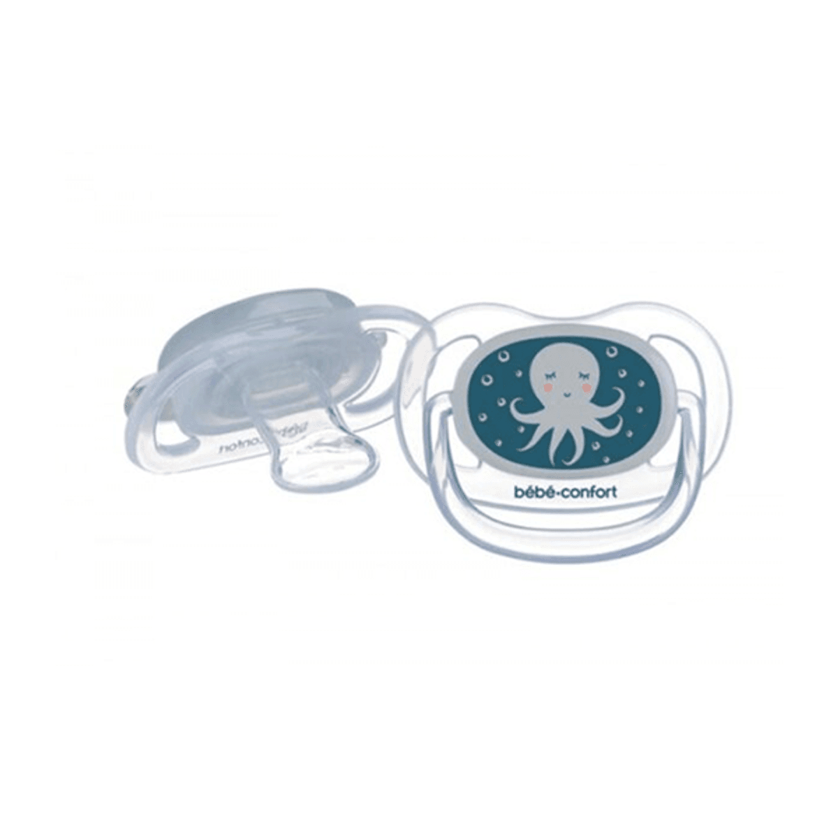 Bebeconfort | Silikon smokk | Physio Air Confort | 0-6mnd | Octopus | 2pk 