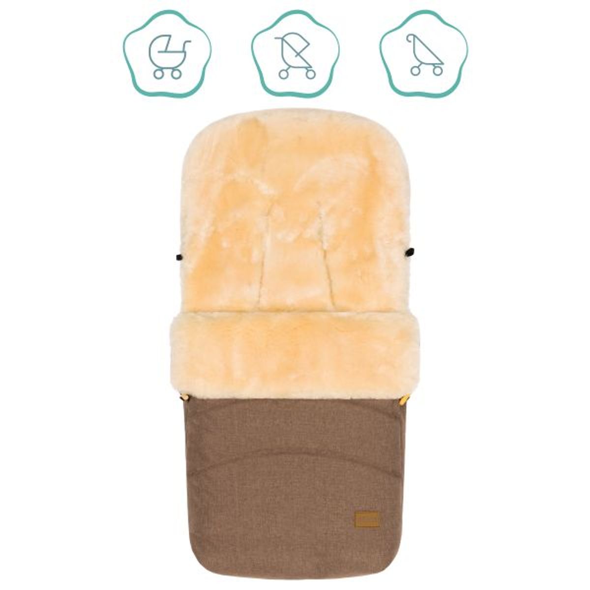 Fillikid | Davos Lammeskinnspose | Brown
