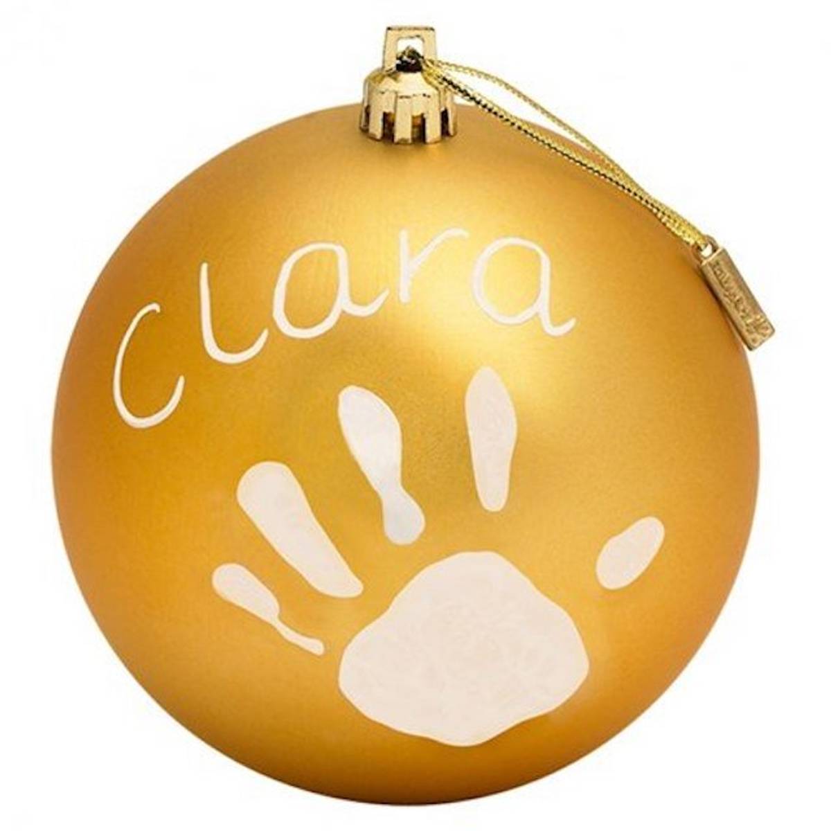 Baby Art  | Julekule | Gold Matt