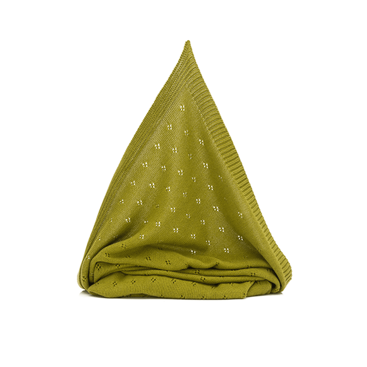 Fillikid | Strikketeppe 100x80 cm | Olive