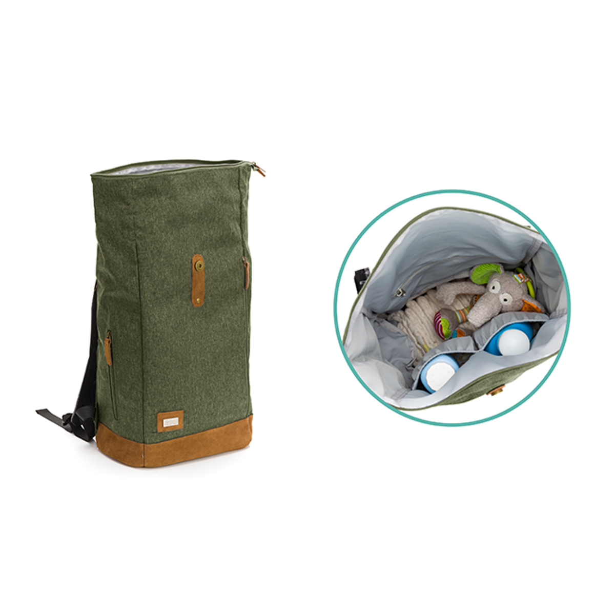 Fillikid | Stellesekk Berlin | Darkgreen Melange
