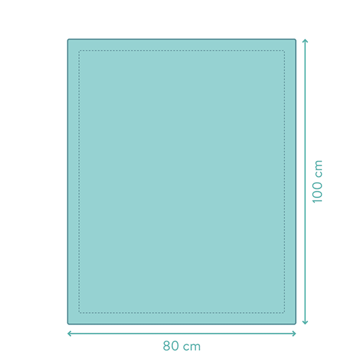 Fillikid | Strikket babyteppe | 80 x 100 cm | Rose