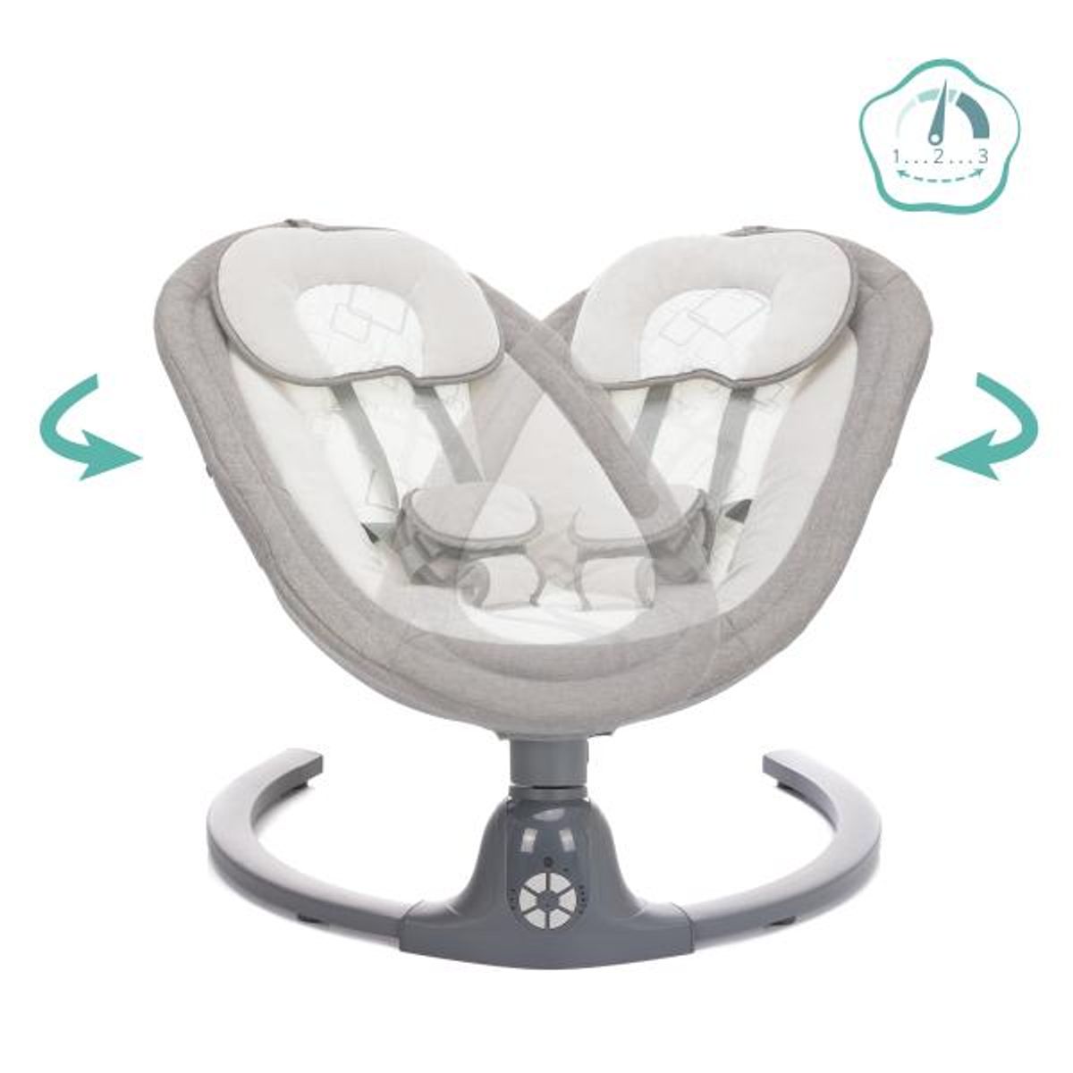 Fillikid | Elektrisk vippestol Stella | Grey