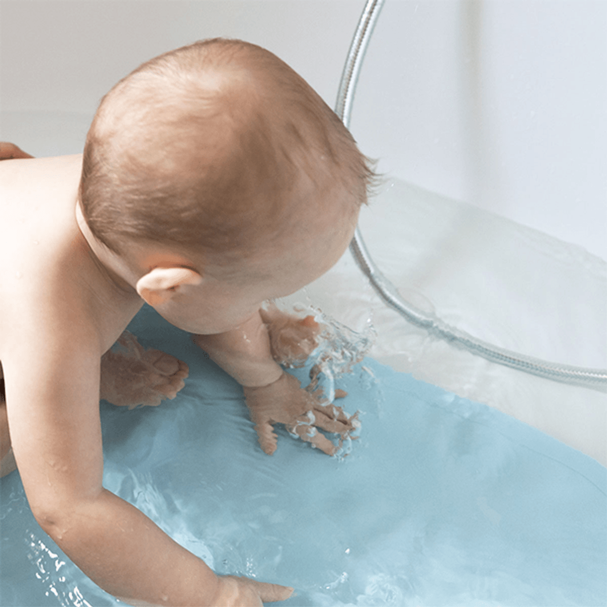 Babyono | Badematte Non-Slip | 55x35 cm | Blå
