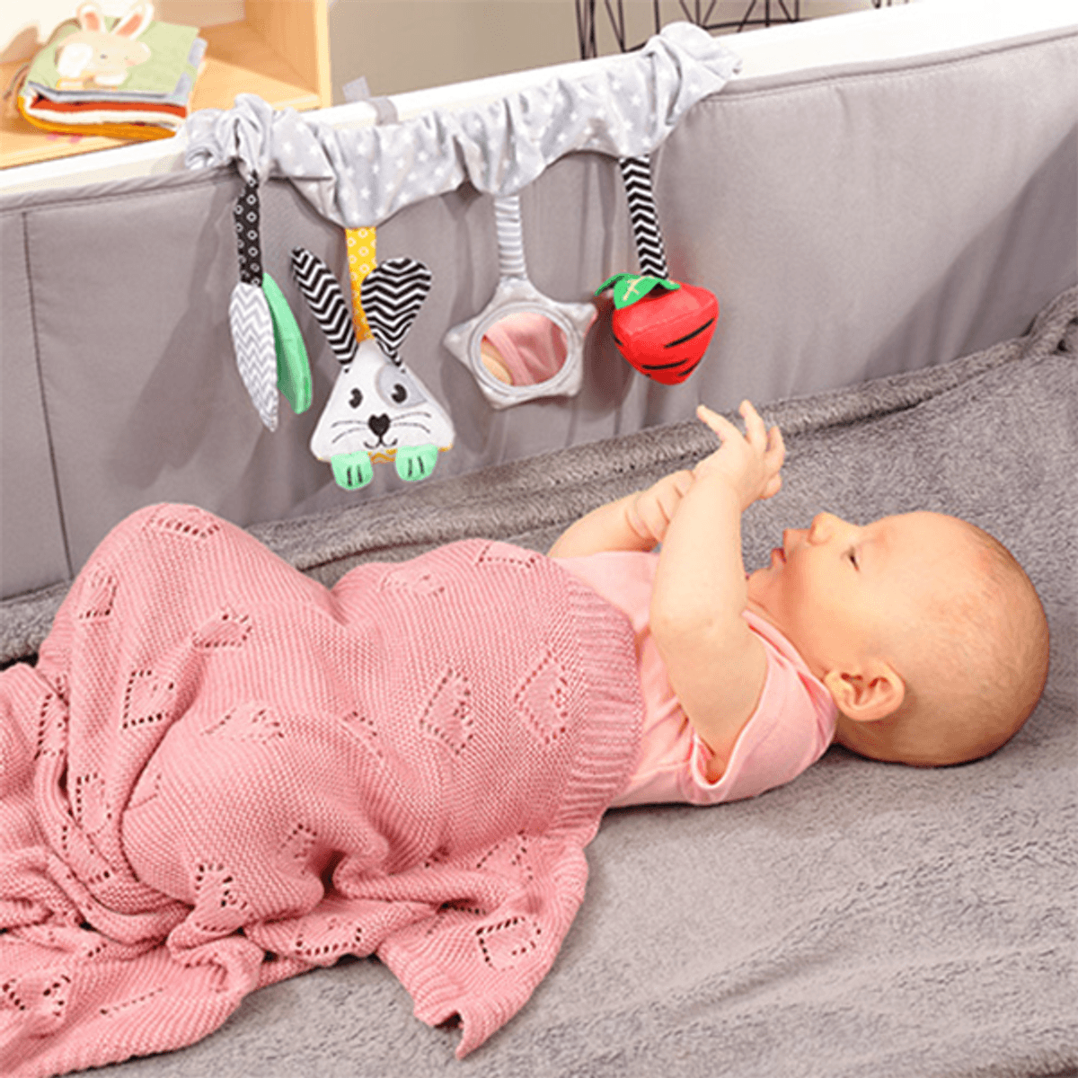 Babyono | Vognleke med speil | Kanin og Gulrot