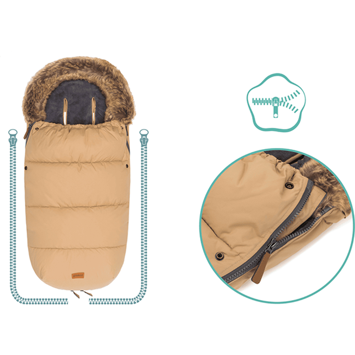 Fillikid | Vinterpose | Vognpose Manaslu | Cappuccino