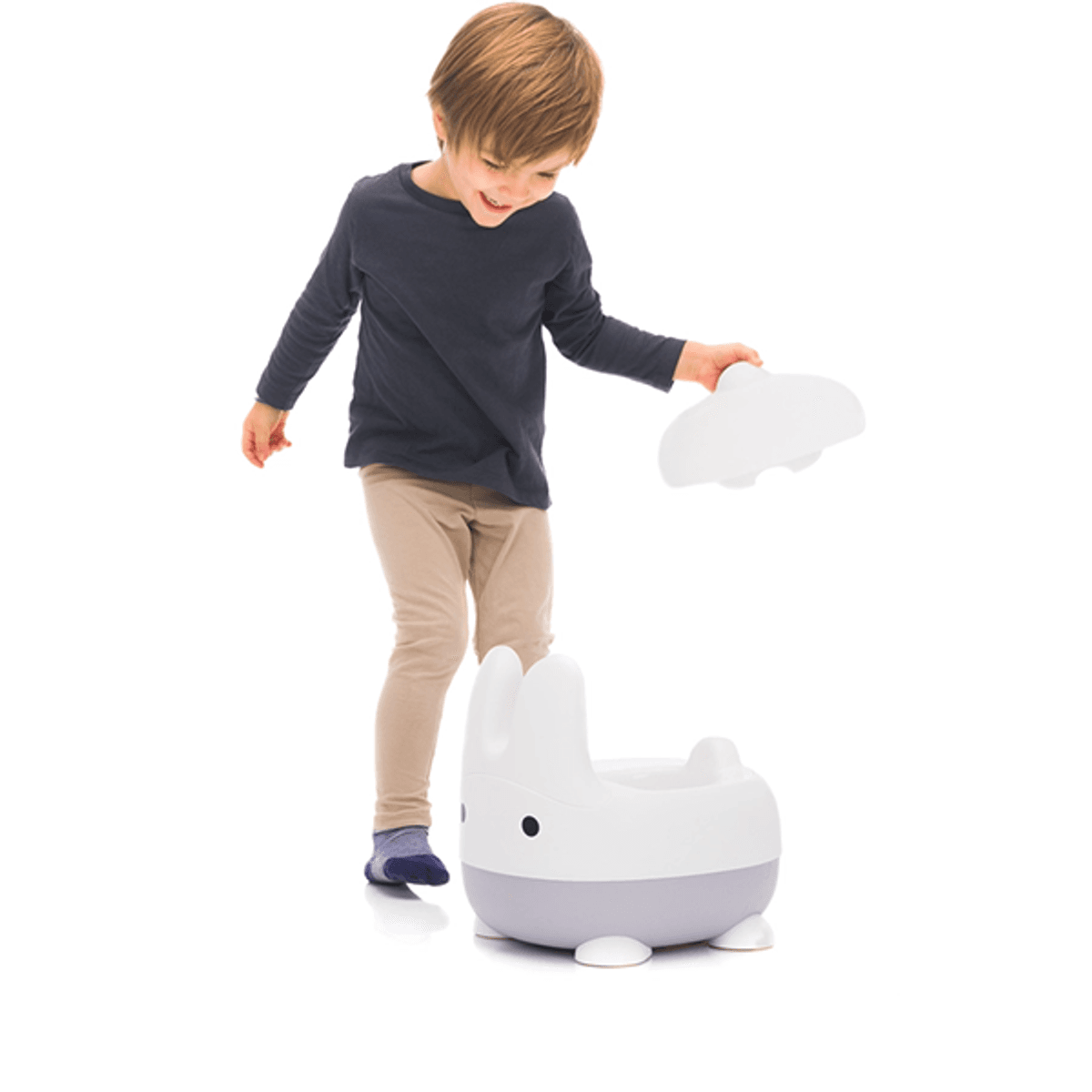 Fillikid | Rabbit Potte | Grey/White 